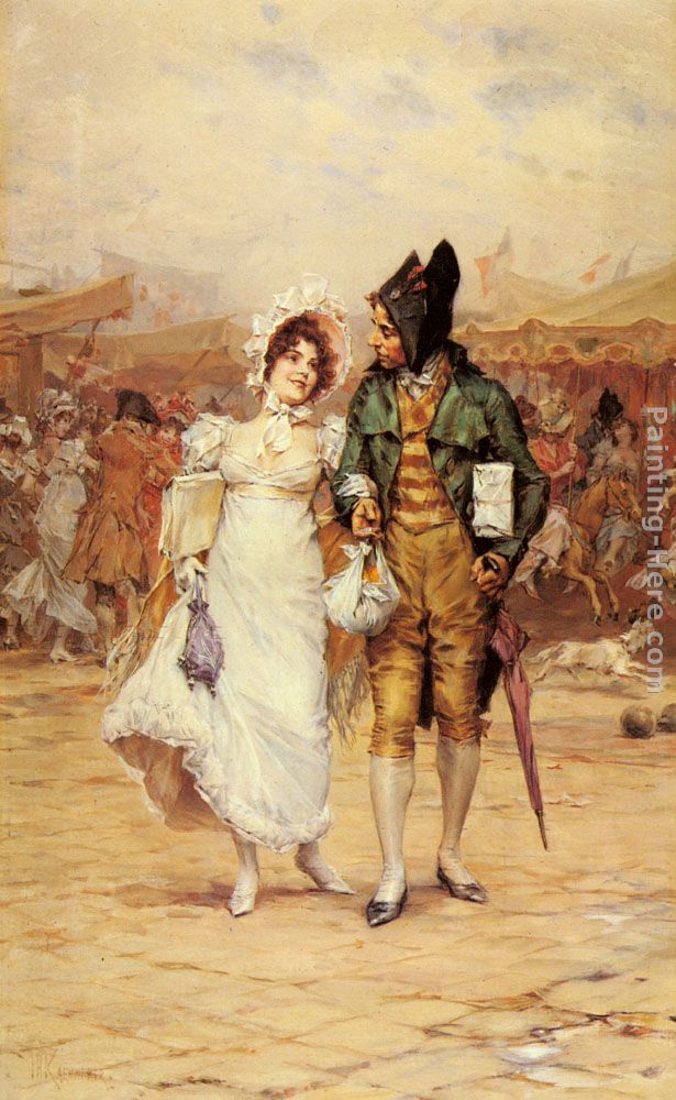 A Day at the Carnival painting - Frederick Hendrik Kaemmerer A Day at the Carnival art painting A Day at the Carnival painting - Frederick Hendrik Kaemmerer A Day at the Carnival art painting